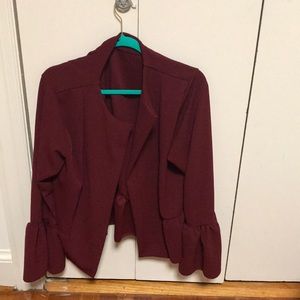 Peplum blazer